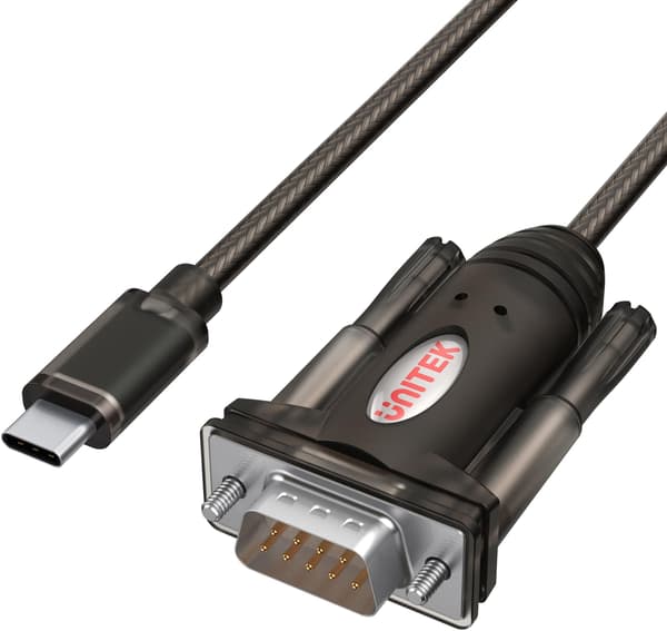 UNITEK Y-1105K USB-C-SOVITIN 1X RS-232