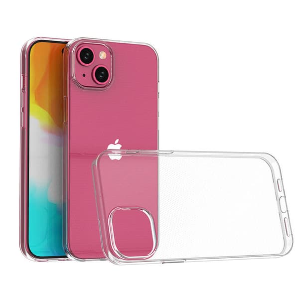 iPhone 15 Plus -kotelo Ultra Clear -sarjasta läpinäkyvänä