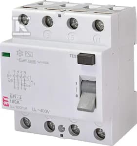 Fejlstrømsafbryder EFI-4 AC 100/0.1 002062153