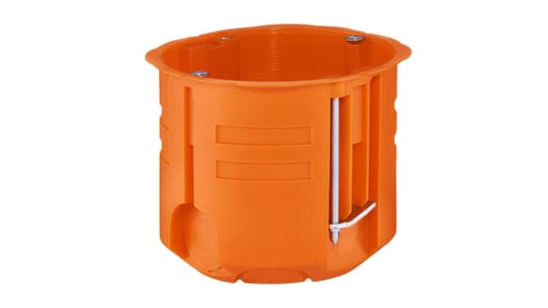 Indmuringsdåse 60mm regips orange jord P60DF 31074008
