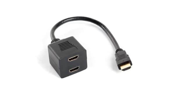 AV-adapter/omvandlare Lanberg AD-0019-BK