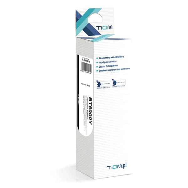 Tiom Ink Tiom til Brother 5000YN | BT5000Y | 50ml | gul