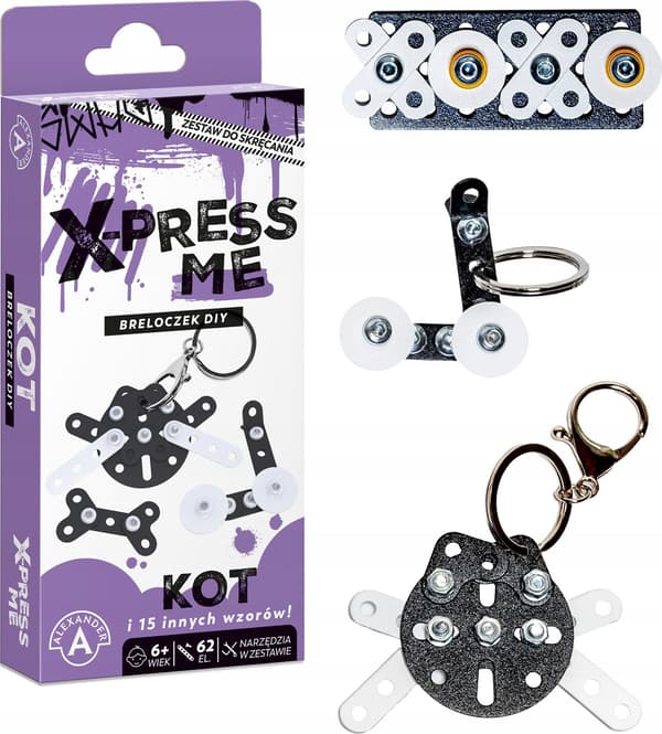 X-press Me avaimenperä DIY kissa ALEX