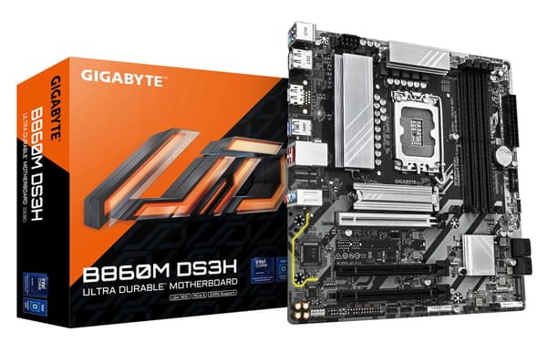 Gigabyte B860M DS3H - 2.0 - bundkort - micro ATX - LGA1851 Socket - B860