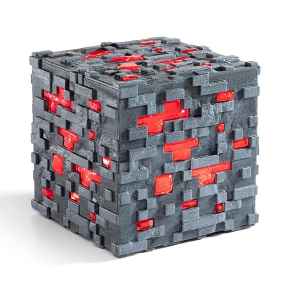NOBLE COLLECTION Minecraft Lysende Redstone Malm Replika