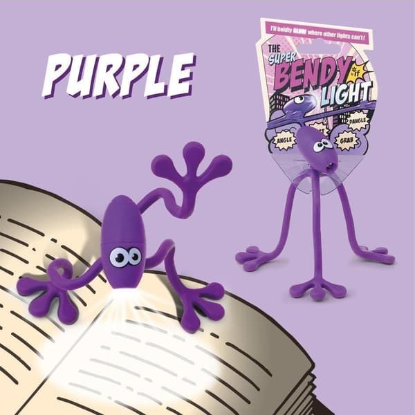 Super Bendy -kirjavalo - violetti