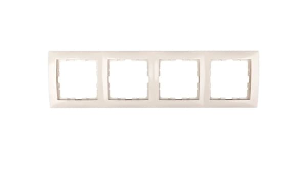 Hager BERKER fyrdubbel ram gräddvit - 5310148982
