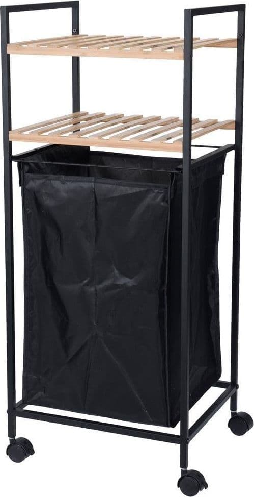Pyykkikori Bathroom Solutions 50L musta (K-784500070)