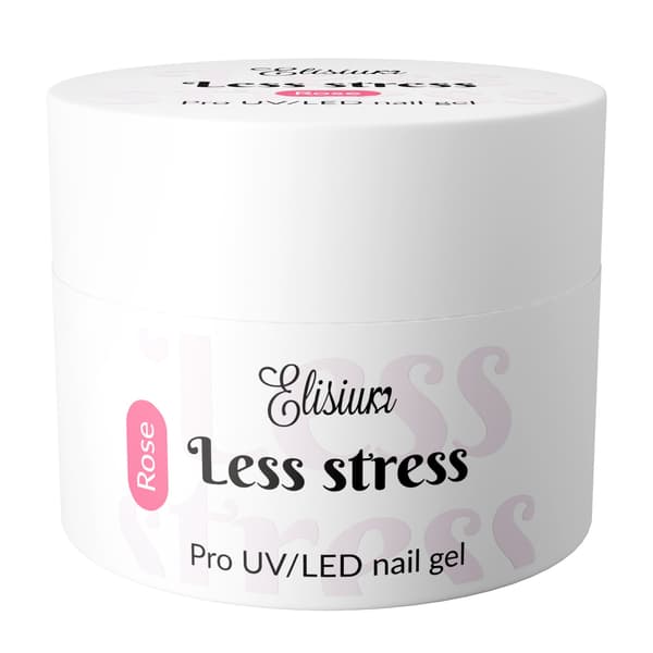 ELISIUM Less Stress Builder Negleopbygningsgel - Rose 40ml
