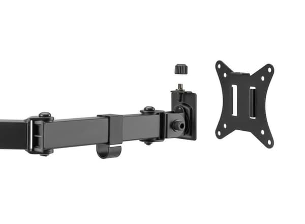 Equip 650127 skærmbeslag og -stativer 81,3 cm (32") Sort Skrivebord