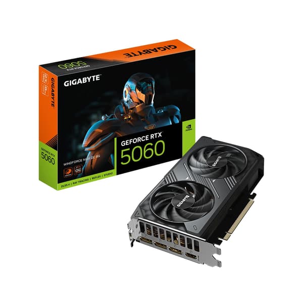 Gigabyte WINDFORCE MAX - OC Edition - näytönohjain - GeForce RTX 5060 - 8 Gt