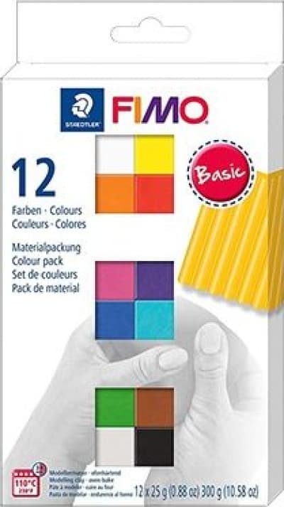 Fimo Soft 12x25g farver Pastel
