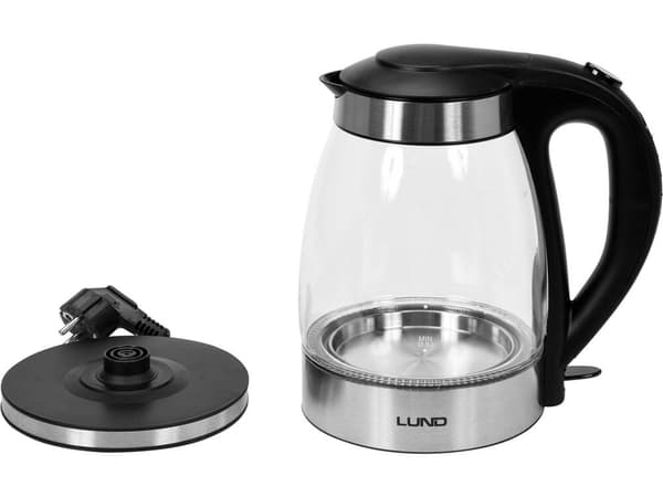 SÄHKÖVEEKEITIN LASI LED 1,8L