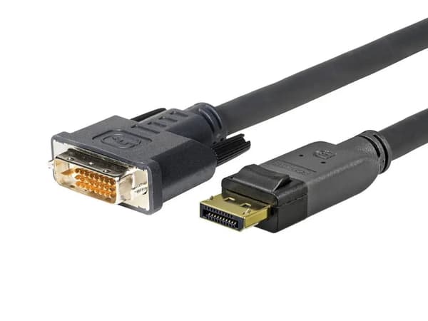 Vivolink PRODPDVI2 videokaapeli-adapteri 2 m DisplayPort DVI-D Musta