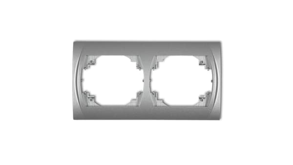 Karlik LOGO Horisontal ramme dobbelt sølv metallic 7LRH-2