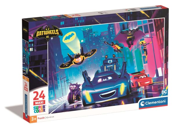 Pussel 24 Maxi Super Color Batwheels