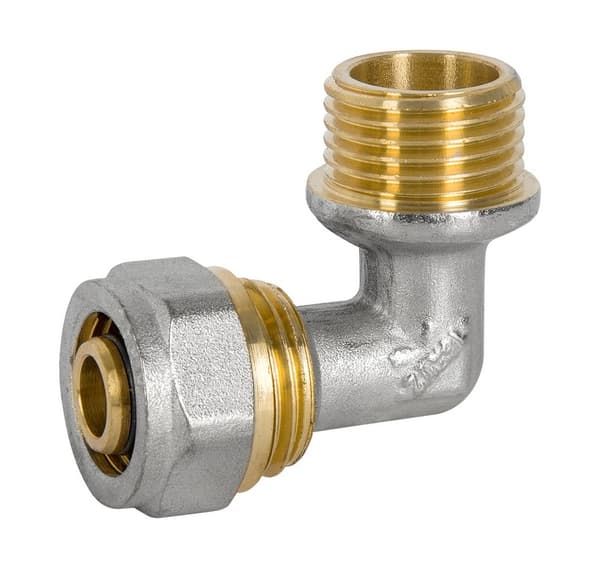 KNÆ PEX-AL-PEX KROM 1/2*20 DRENG