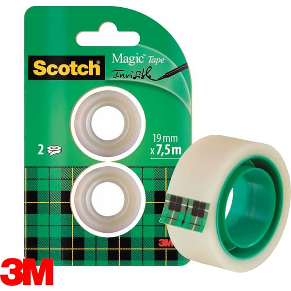 Scotch Magic kontortape 19 mm (2 stk.)