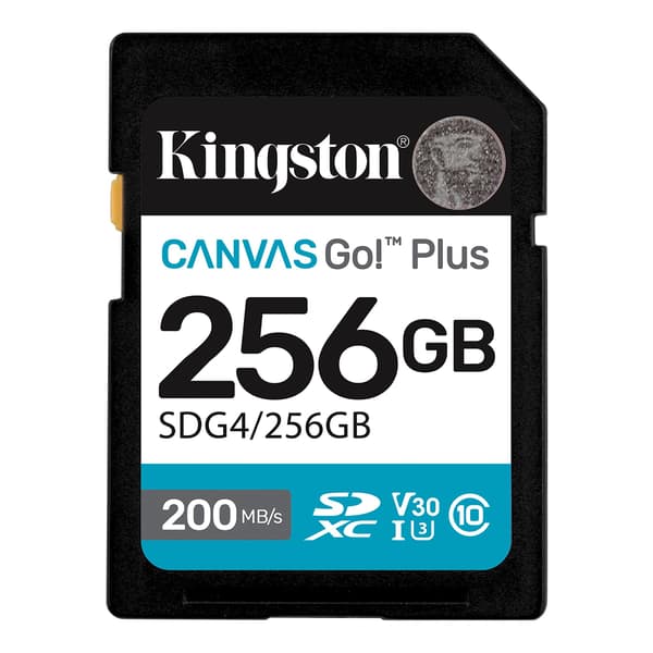 Kingston Flash-kort Canvas Go! Plus - SDXC UHS-I - 256 GB