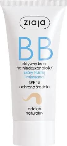 Ziaja BB-voide iholle ja sekaiholle, luonnollinen sävy, 50 ml