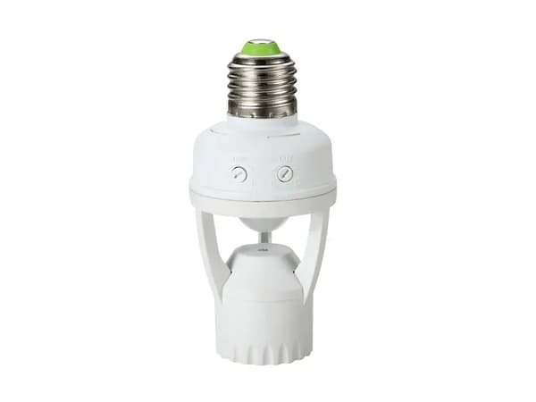 E27 Maclean MCE24 glödlampa armatur med 360° skymningssensor