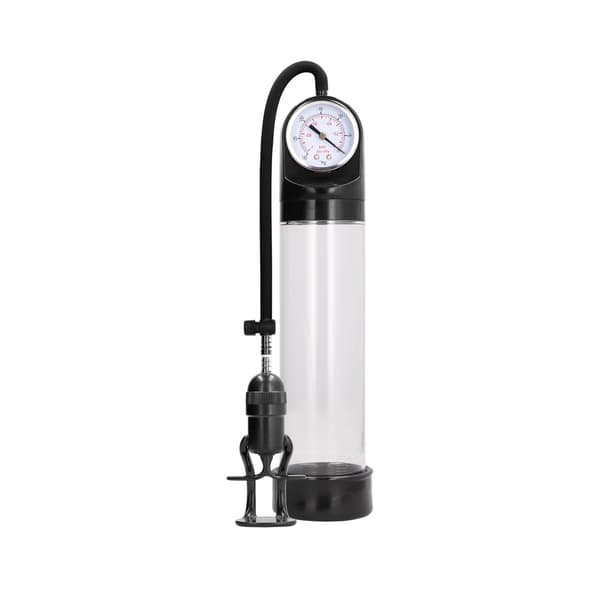 Pumped Deluxe Intim Pump med Avancerad PSI-mätare, 20 cm Cylinder