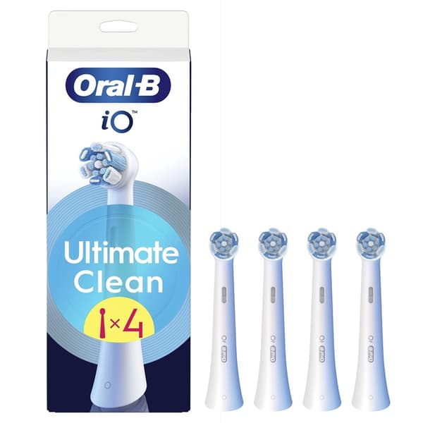 Hammasharjan pää Oral-B iO UltimateClean, valkoinen, 4 kpl