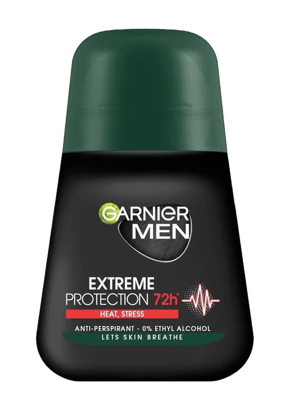 Garnier Men Deodorant roll-on Extreme Protection 72h - Varme, Stress 50ml