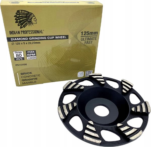 DIAMANTSLIPSKIVA 125mm ULTIMATE FAST INDIAN PROFESSIONAL