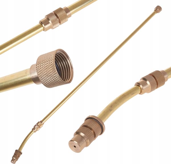 Teleskopisk messing sprøjtelanse 50-98cm (200)