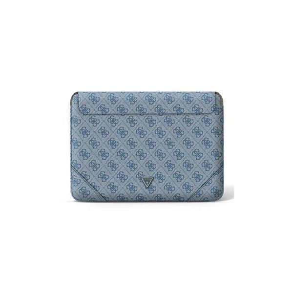 Guess Sleeve GUCS16P4TB 16\" blå/blå 4G Uptown Triangle logo