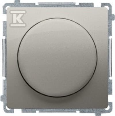 Simon Basic Enpolet Roterende Kompressionsdæmper Til LED Dæmpbar 230V Satin BMS9L.01/29