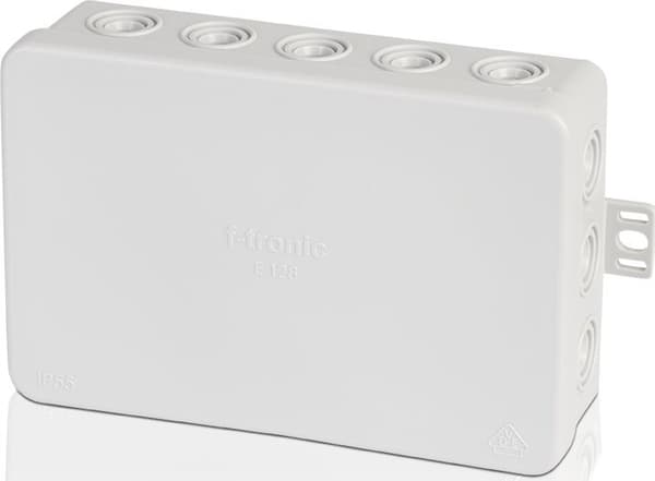 Spamel E128 - Svingdåse grå - 134 x 89 x 40 mm