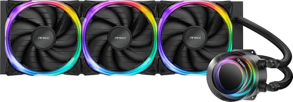 Kit Vandkøling AIO Antec Vortex RGB - 360mm (Sort)