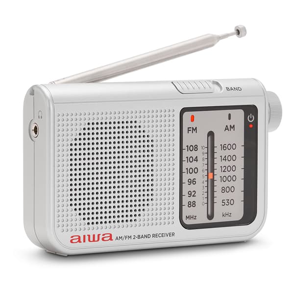 Transistoriradio Aiwa AM/FM Harmaa