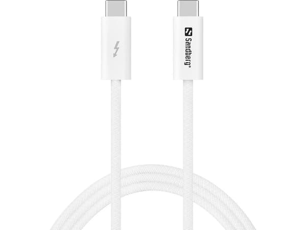 Sandberg USB-C til C USB4 240W+40Gbps, 1M