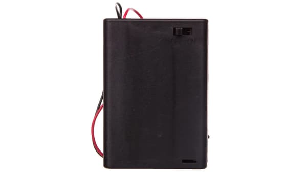Goobay 3x AA batteriholder med kabel og stik