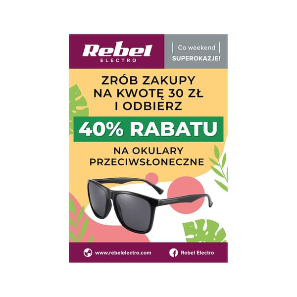 Rebel Electro Poster - Glasögonrea