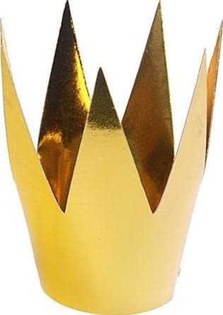 Festkroner, guld, 5,5 cm (1 stk./3 stk.)