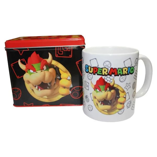 Nintendo Super Mario Bros Bowser Mugg + Spargris-set