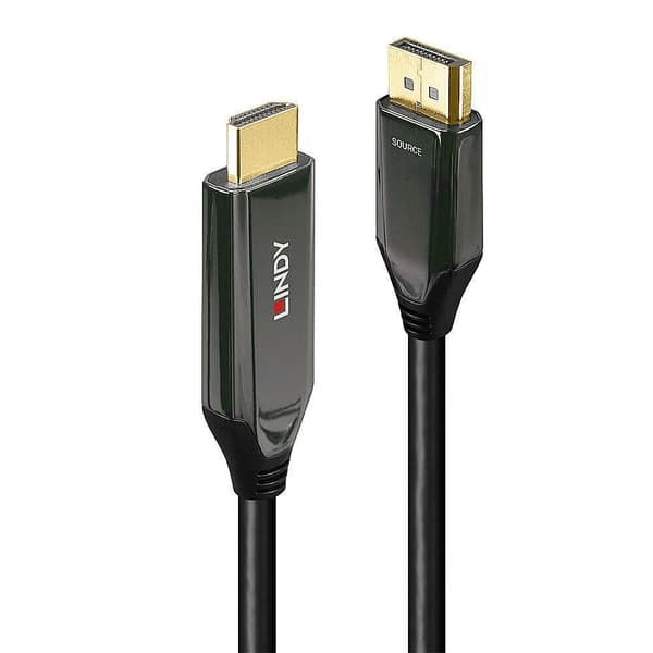 Kaapeli Lindy LINDY DisplayPort–HDMI 8K60 -sovitinkaapeli aktiivinen 1m