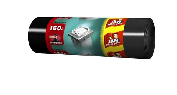 Jan Necessary Soppåsar LD svarta superstarka 160L/10st