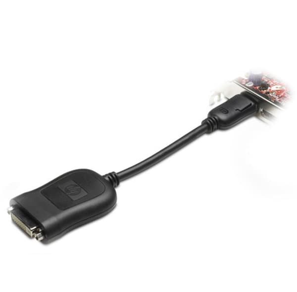 HP DisplayPort (DP) till DVI-D-adapter, DisplayPort till DVI