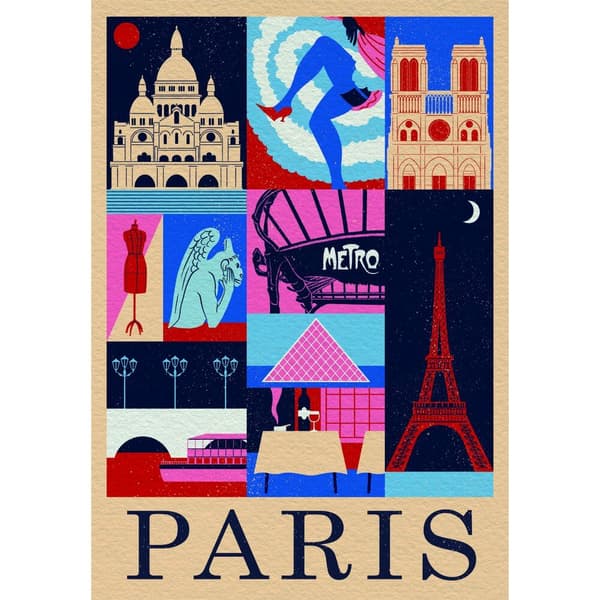 Puslespil 1000 Kompakt Paris