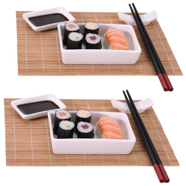 EXCELLENT HOUSWARE SUSHI-TARJOILUSETTI 2 hengelle, 12 osaa