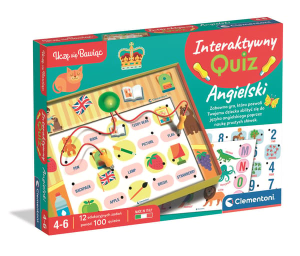 Clementoni Interaktiv Quiz Engelsk 50943