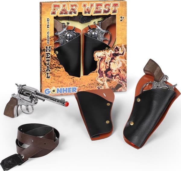 Gonher Cowboy Set 2 Revolver+GONHER Rem