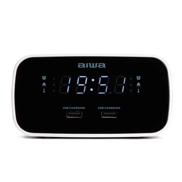 Vækkeurradio Aiwa CRU19BK NEGRO Sort
