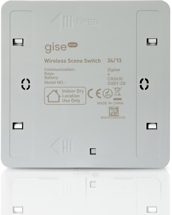 GISE Smart Scene -painike Zigbee | Tuya | GSBT-ZB