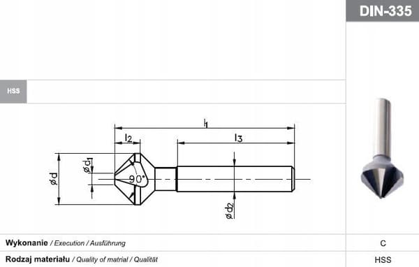 Fanar SOILER DIN 335-C 90\"*30 HSS